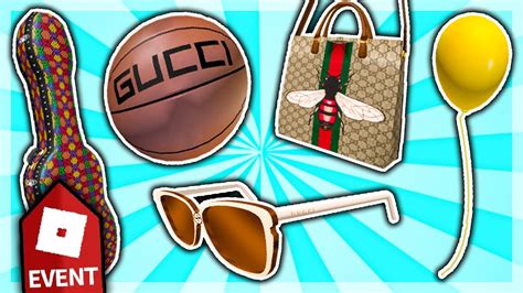 roblox x gucci|roblox gucci event item prices.